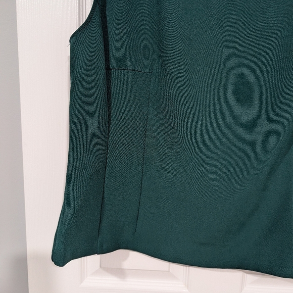 NWT Eva Mendes New York & Company Green Sleeveless Blouse in Size 18+ - Picture 4 of 10